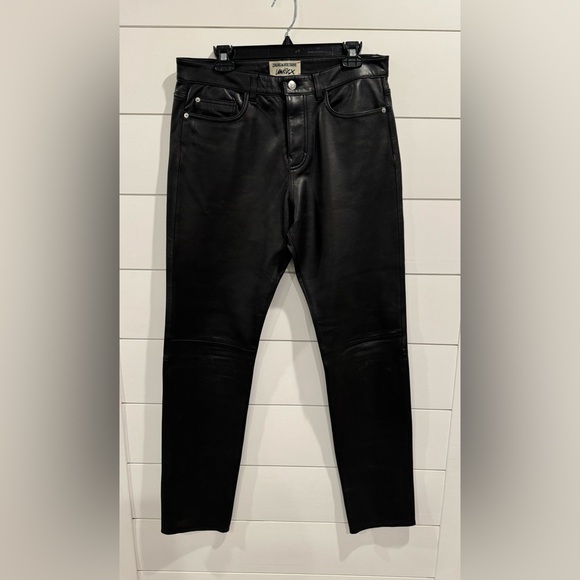 Zadig & Voltaire David black leather pants - Picture 4 of 9